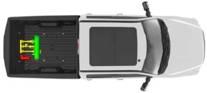 Ford F-250 Onboard Air System - Spare Tire Location - Kleinn Air Horns - Model 230 Triple Train Horns - `17-`22